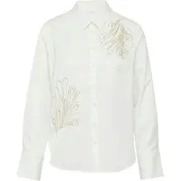 s.Oliver Blouse crème / goud / zilver
