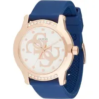 GUESS Analoog horloge blauw / rose-goud