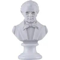 Giannelli Music Gifts - Albast borstbeeld Franz Liszt 30 cm