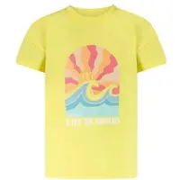 Cars Little T-shirt geel Meisjes Stretchkatoen Ronde hals Printopdruk - maat 86