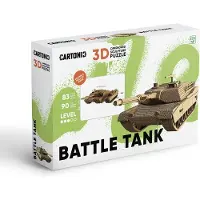 Cartonic - BATTLE TANK - 3D puzzel- puzzels- DIY- kinderen en volwassenen