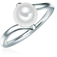 Valero Pearls Ring zilver / parelwit