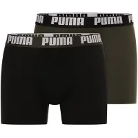 Puma Everyday Basic Boxer 2 pack groen zwart maat S