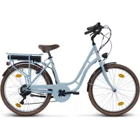 Villette Vintage retro elektrische fiets blauw