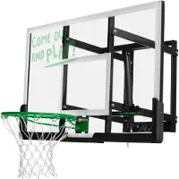 Salta Guard Basketbalbord – Verstelbaar basketbalbord met dunkring system voor wandmontage – Voor kinderen en volwassenen – Zwart