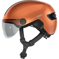 ABUS Fietshelm HUD-Y ACE goldfish orange S - 51-55 cm - oranje - Geschikt voor gebruik op elektrische fietsen - stadsfietsen - 400 g
