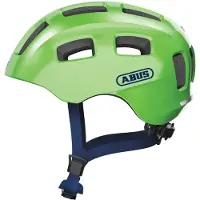 ABUS - Kid's Youn-I 2.0 - Fietshelm 52-57 cm - M, groen/zwart