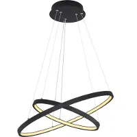 Globo Lighting Strakke hanglamp Ralph rond Ø 51cm
