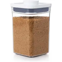 Oxo Voorraadbus 'POP' klein vierkant - laag (1,0 liter)