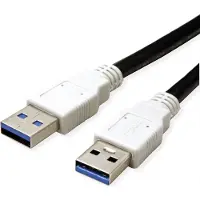 Bachmann USB 3.2 Kabel A/A 1:1, zwart, 1 m