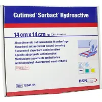 Bsn Medical Cutimed Sorbact Hydro 14cm x 14cm 10 St Compressen