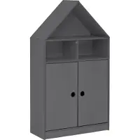 Loft 24 Alpi-Kast - 2-deurs met Dak - Grijs