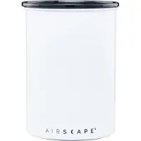 Airscape - Airscape - Koffiebonen - Voorraadpotten - Lucht dicht - Koffie - Staal - Mat wit - 500 gram