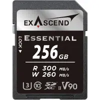 EXASCEND 256GB UHS-II SD V90 Series Essential geheugenkaart