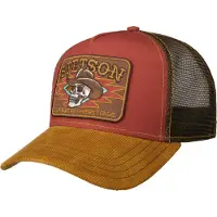 Stetson Cap - Trucker Cap Skull - rood-geel - Maat Standard