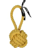 Ebi Bite Me flos bal met lus Geel 28 cm