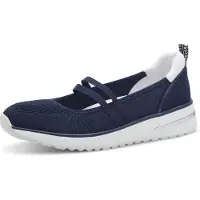 Marco Tozzi MT Soft Lining - removable insole Dames Sneakers - NAVY COMB - MAAT 38