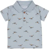 Dirkje Jongens Poloshirt - Light blue