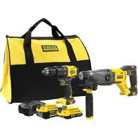 Stanley St Kit V20 Sfmck216mds Sfmcd715+sfmch900 1x4.0ah 1x2.0ah Elektrische Schroevendraaier