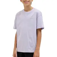 Jack & Jones JUNIOR T-shirt lila Paars Jongens Katoen Ronde hals Effen - maat 128
