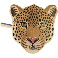 Doing Goods Himani Leopard head vloerkleed L - 1.45.10.070.700.5