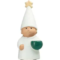 Rörstrand Lucia star boy beeldje wit
