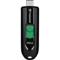 Transcend JetFlash 790C USB-stick 256 GB Zwart TS256GJF790C USB-C 3.2 Gen 1
