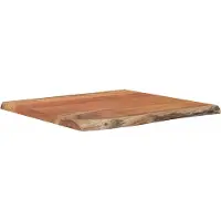 vidaXL Tafelblad rechthoekig natuurlijke rand 40x40x2,5 cm acaciahout