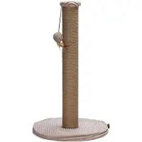Designed By Lotte Krabpaal Ribbed - Incl speeltje - Ribbed stof/jute - Roze - 41x41x70 cm