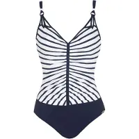 Sunflair Badpak donkerblauw / wit