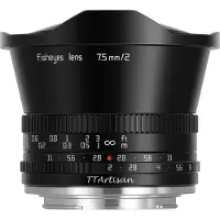 TTArtisan APS-C 7.5mm F/2.0 Nikon Z mount Black