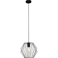 Brilliant Zwarte hanglamp Noris Ø 28cm