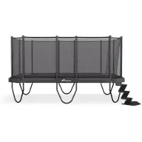 Akrobat XCITYX Rechthoekige Trampoline 430x305 cm met veiligheidsnet