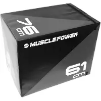 Muscle Power Soft Plyo Box - Zwart