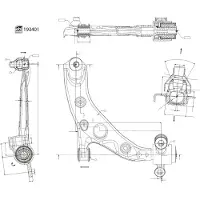 FEBI BILSTEIN 193401 Draagarm