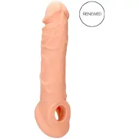 Realrock - penis sleeve - verlengstuk 21cm - transparant