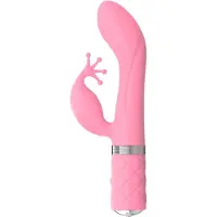 Pillow Talk Kinky - oplaadbare G-spot vibrator met 2 motoren (roze)