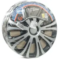 Argo 15 AVERA SILVER&amp;BLACK Wieldoppen