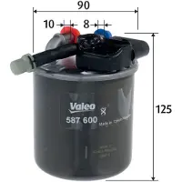 Valeo 587600 Brandstoffilter