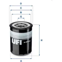 Ufi 23.274.00 Oliefilter