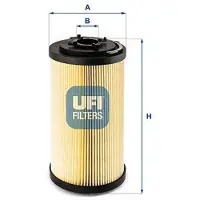 Ufi 25.697.00 Oliefilter