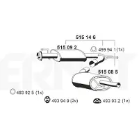 ERNST 515146 Einddemper