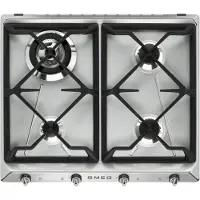 Smeg SR964XGH Kookplaat Gas 60cm Inox