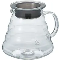 Hario V60 Glass Server - 02 Size - 600mL - Hittebestendig Glas