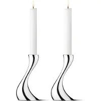 Georg Jensen Cobra kaarsenhouder 2-stuks Klein, 16 cm