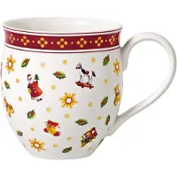 Villeroy & Boch Toy's Delight mok 44 cl Wit-rood