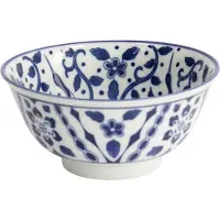 Tokyo Design Studio Mixed Bowls Mixed Bowls kom (Ø14,8 cm) Blauw/wit