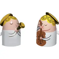Alessi Kerstdecoratie Angels Band Set 1 (Set van 2)