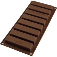 Silikomart EasyChoc My snack bonbonvorm 8 vormen 30 x 13 cm silicone bruin