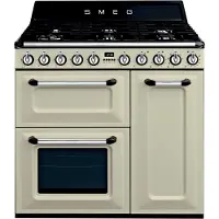 Smeg TR93P Kookcentrum 90X60X92cm A + Grill Crème Victoria